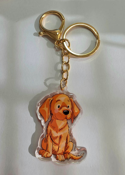 Vizsla Keychain - Golden - 067