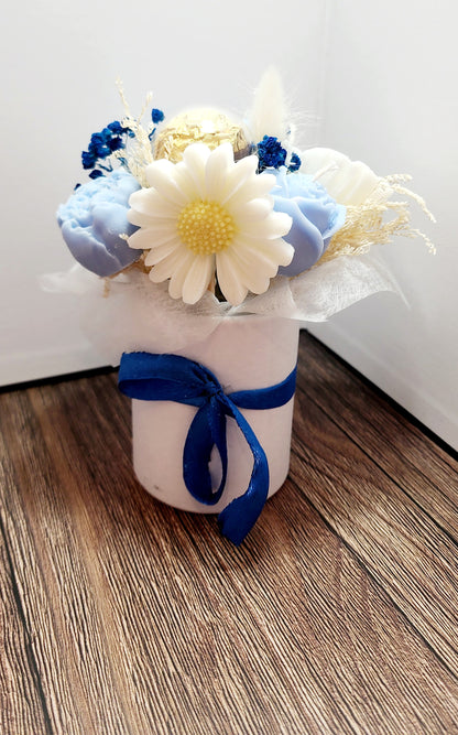 Candle Bouquet - Small Hat Box