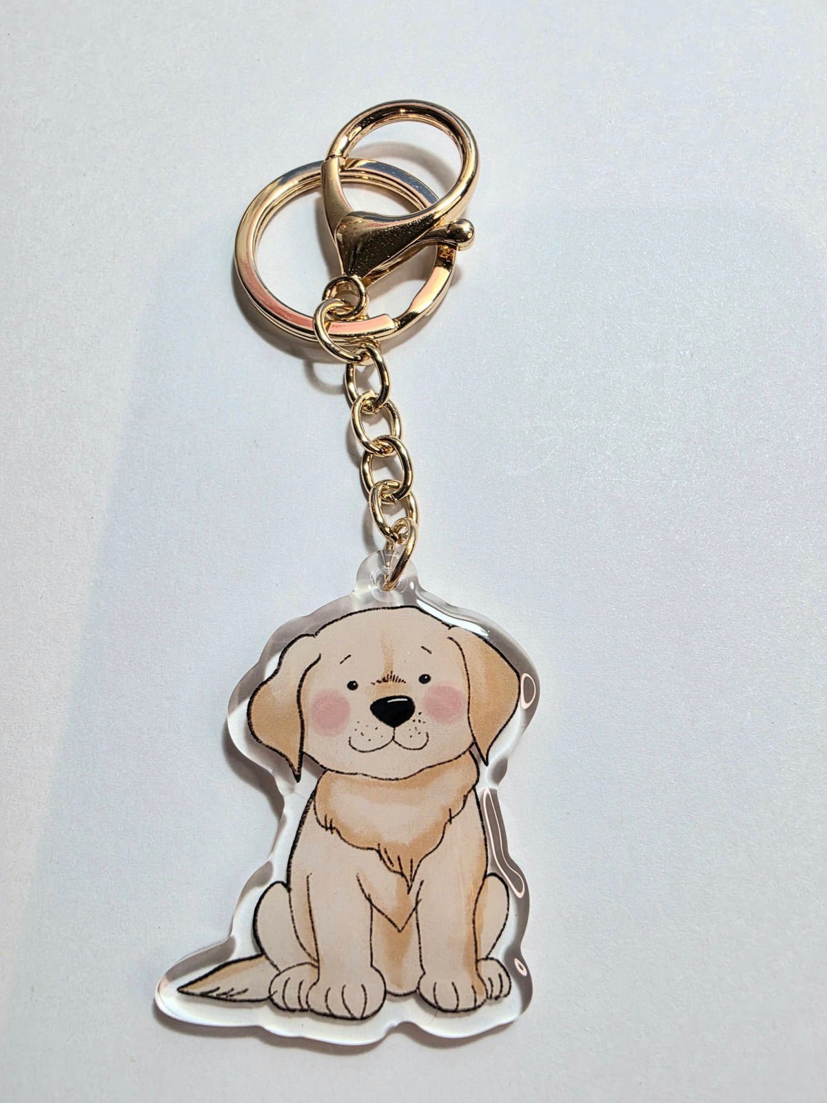 Labrador Keychain - Golden - 014